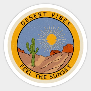 Feel the sunset Sticker